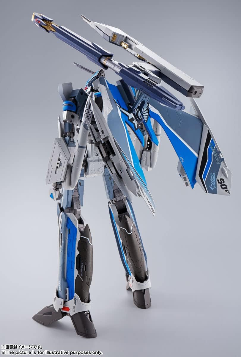 DX Chogokin Macross Δ Movie Version Absolute LIVE!!!!!! First Press Limited Edition VF-31AX Kairos Plus (Hayate Immerman Machine) Approx. 10.2 inches (260 mm), ABS & Die Cast & PVC Painted Action