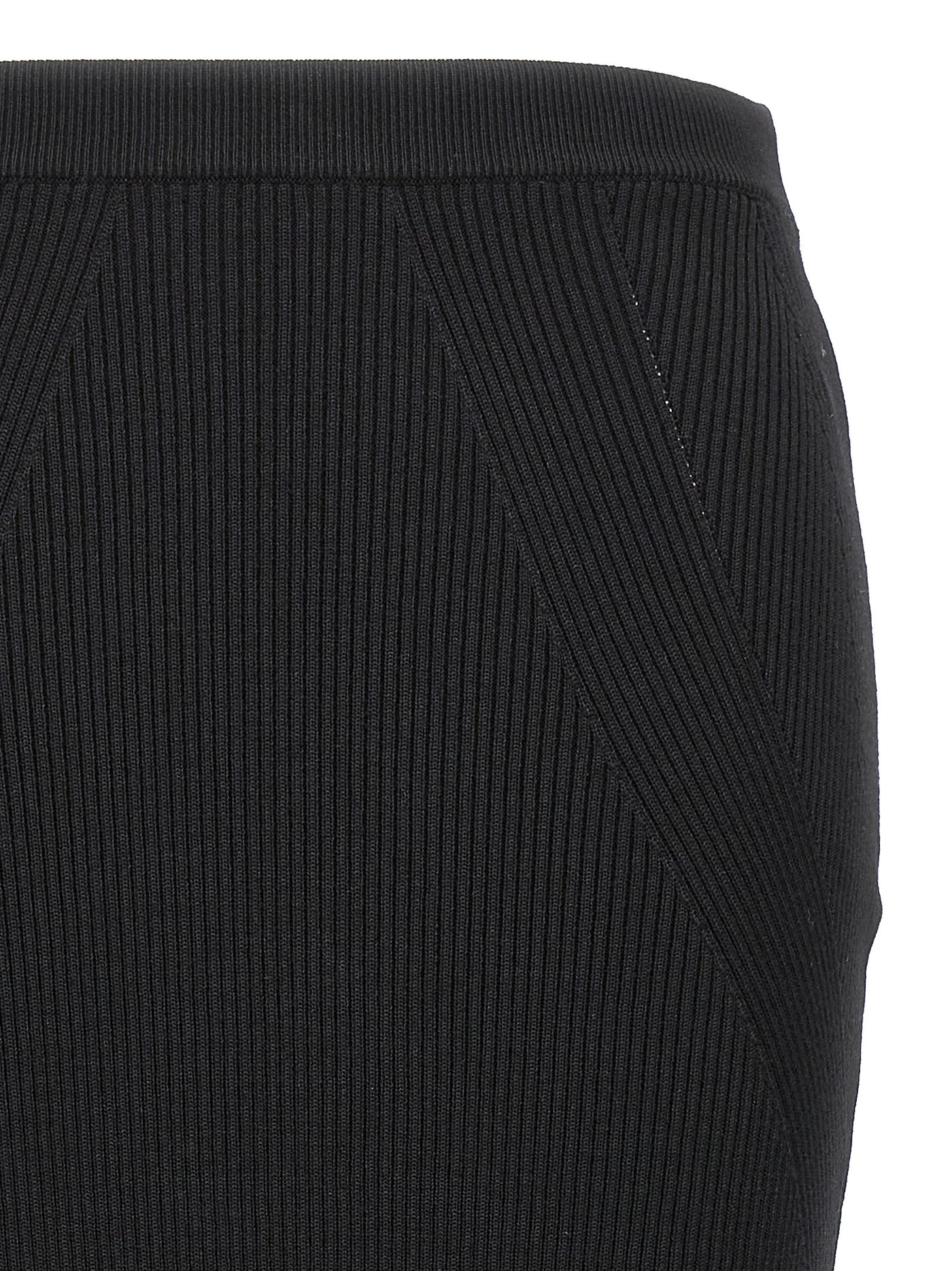 Alexander Mcqueen アレクサンダーマックイーンリブベッドミディスカート - Image 3