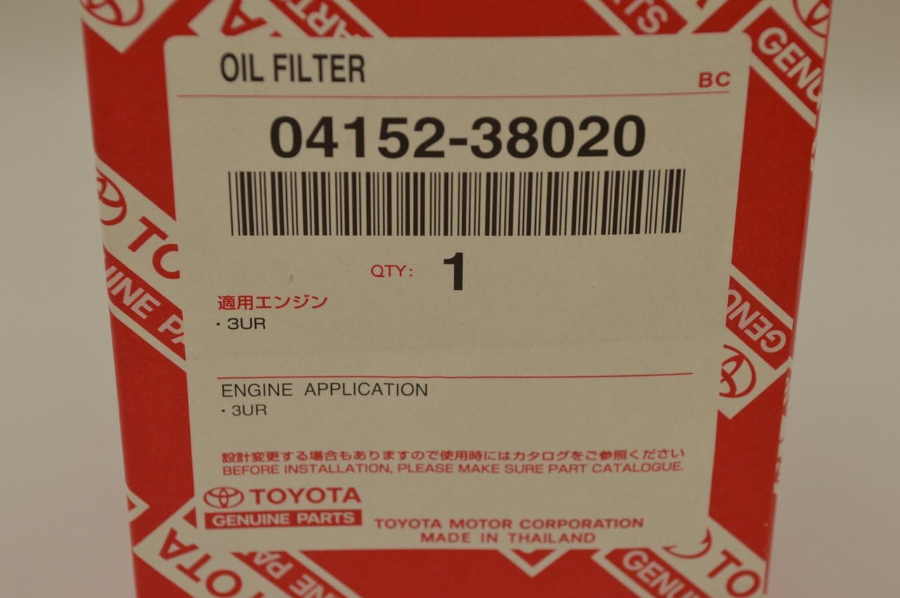 TOYOTA Genuine Parts Oil Filter Element Kit Land Cruiser NULL Part Number 04152-38020