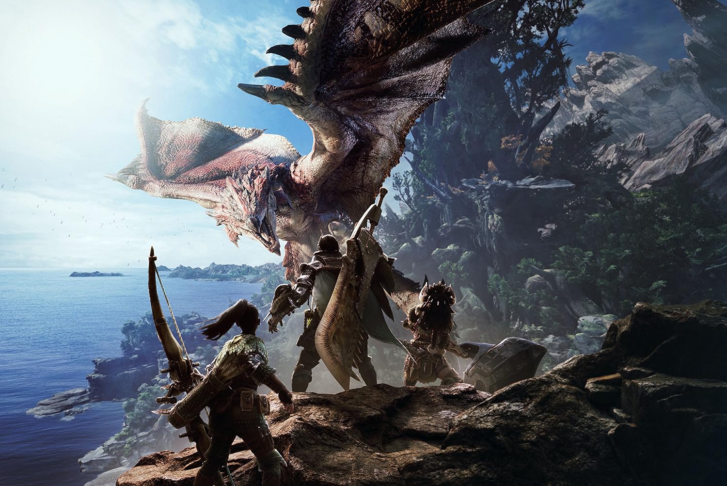 PS4 Monster Hunter: World (Includes "Origin Series" and "Tail Wind Stone" Product Code)