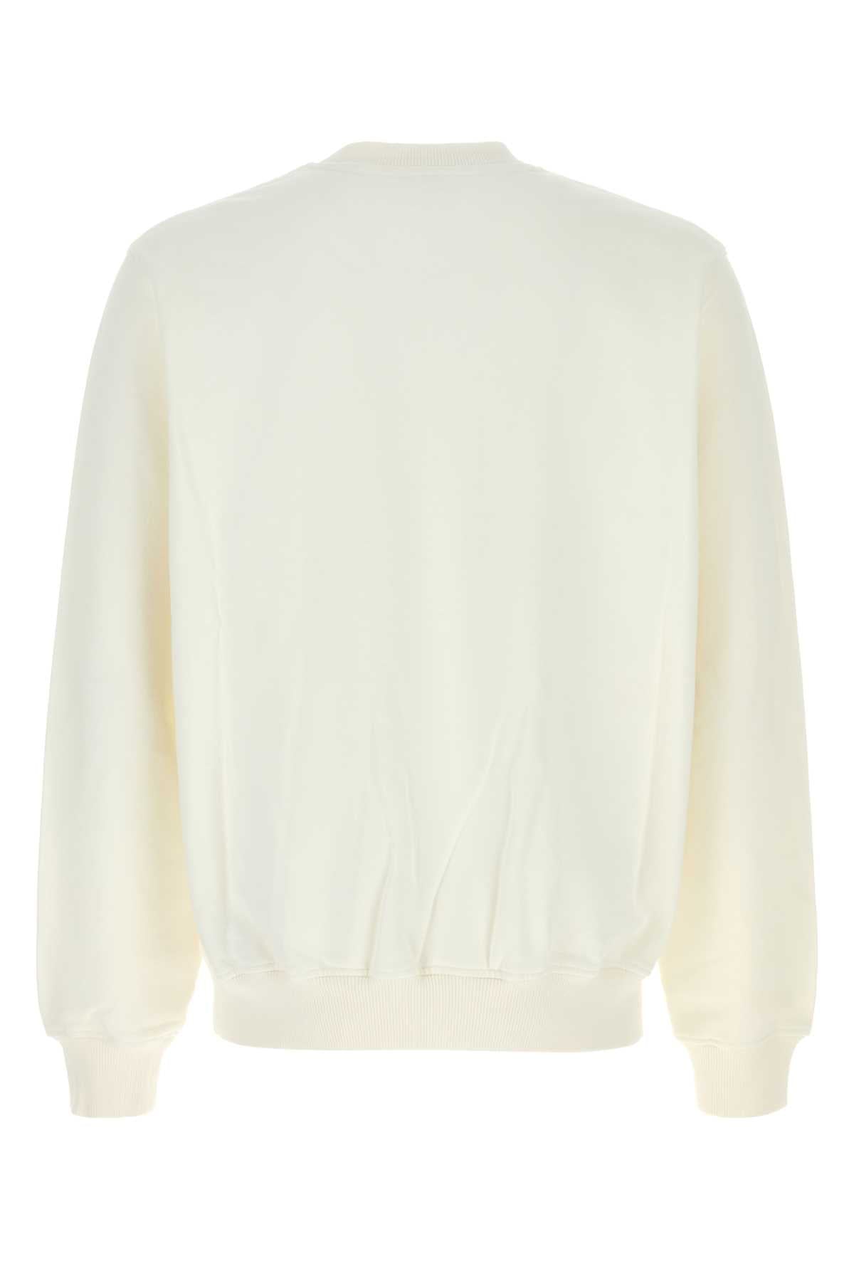 Casablanca カサブランカホワイトコットンスウェットシャツ - Image 3