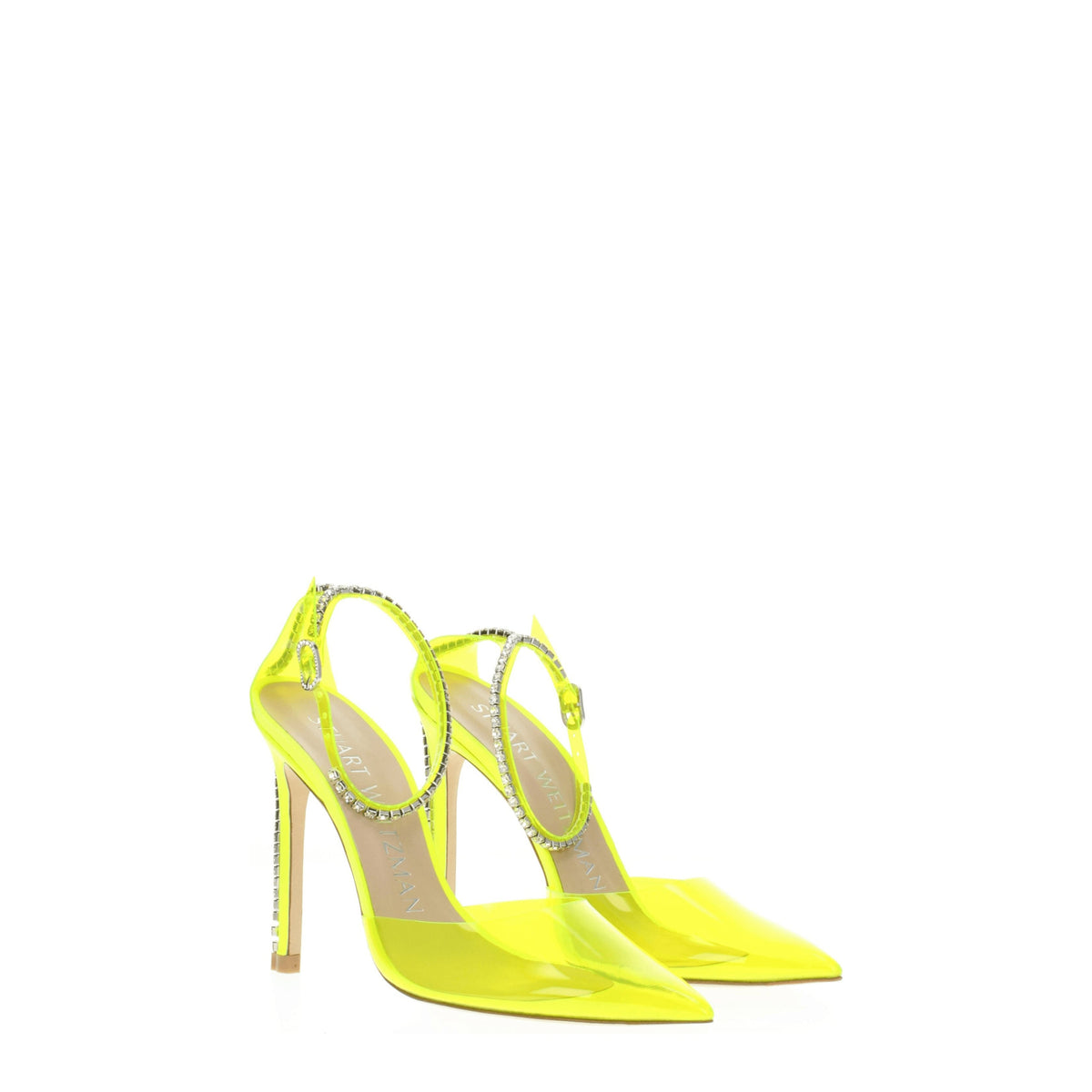 Stuart Stuart Weitzman Sandals Women PVC Yellow/透明 - Image 3