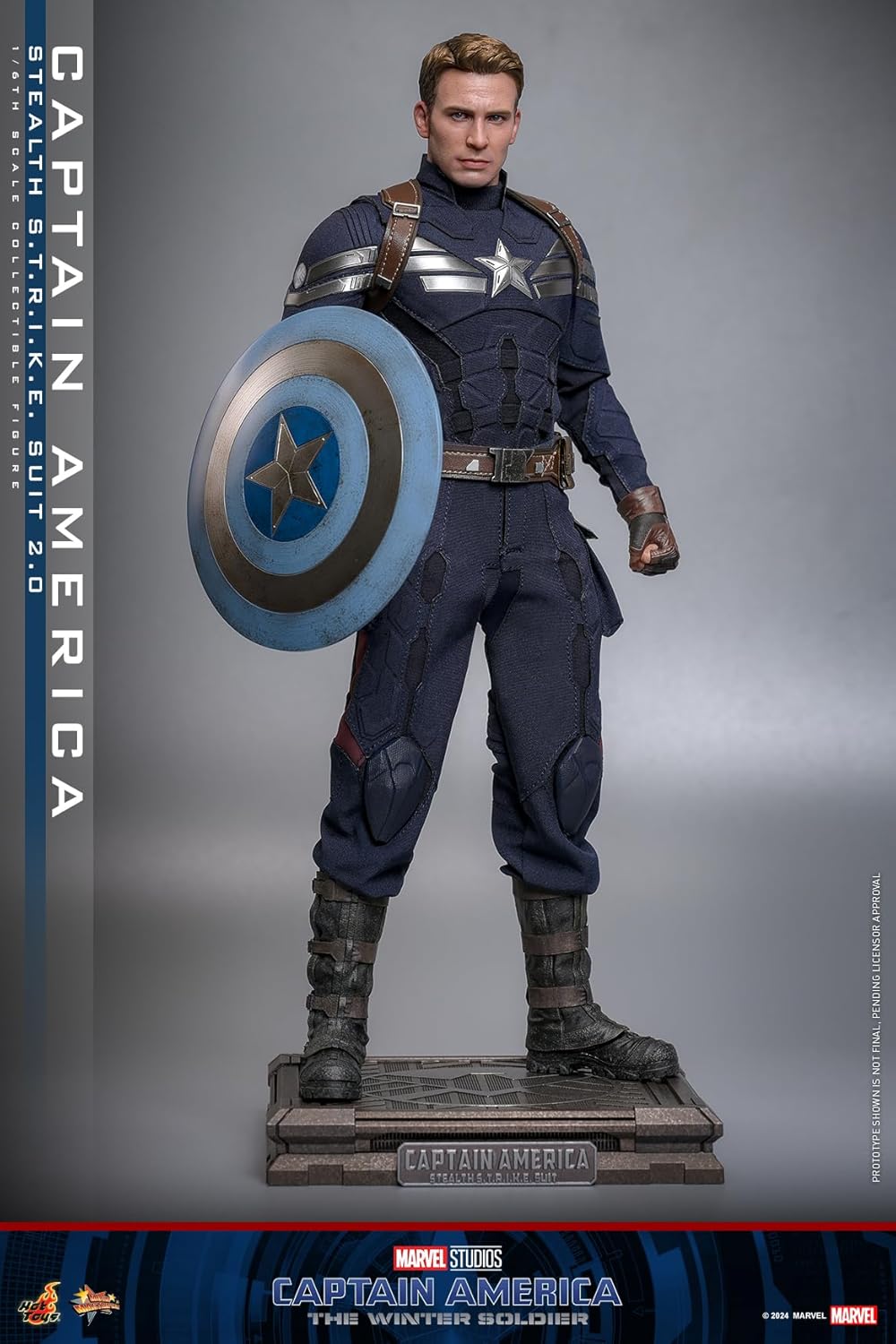 Movie Masterpiece Captain America/Winter Soldier Captain America (Stealth Suit 2.0 Version) 1/6 Scale Figure