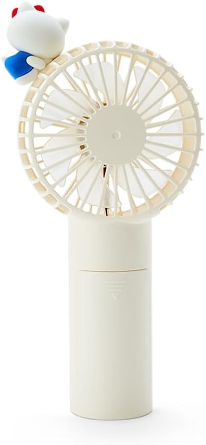 Sanrio 212091 2-Way Fan Hello Kitty, Hello Kitty, 7.1 x 3.9 x 1.6 inches (18 x 10 x 4 cm), Character