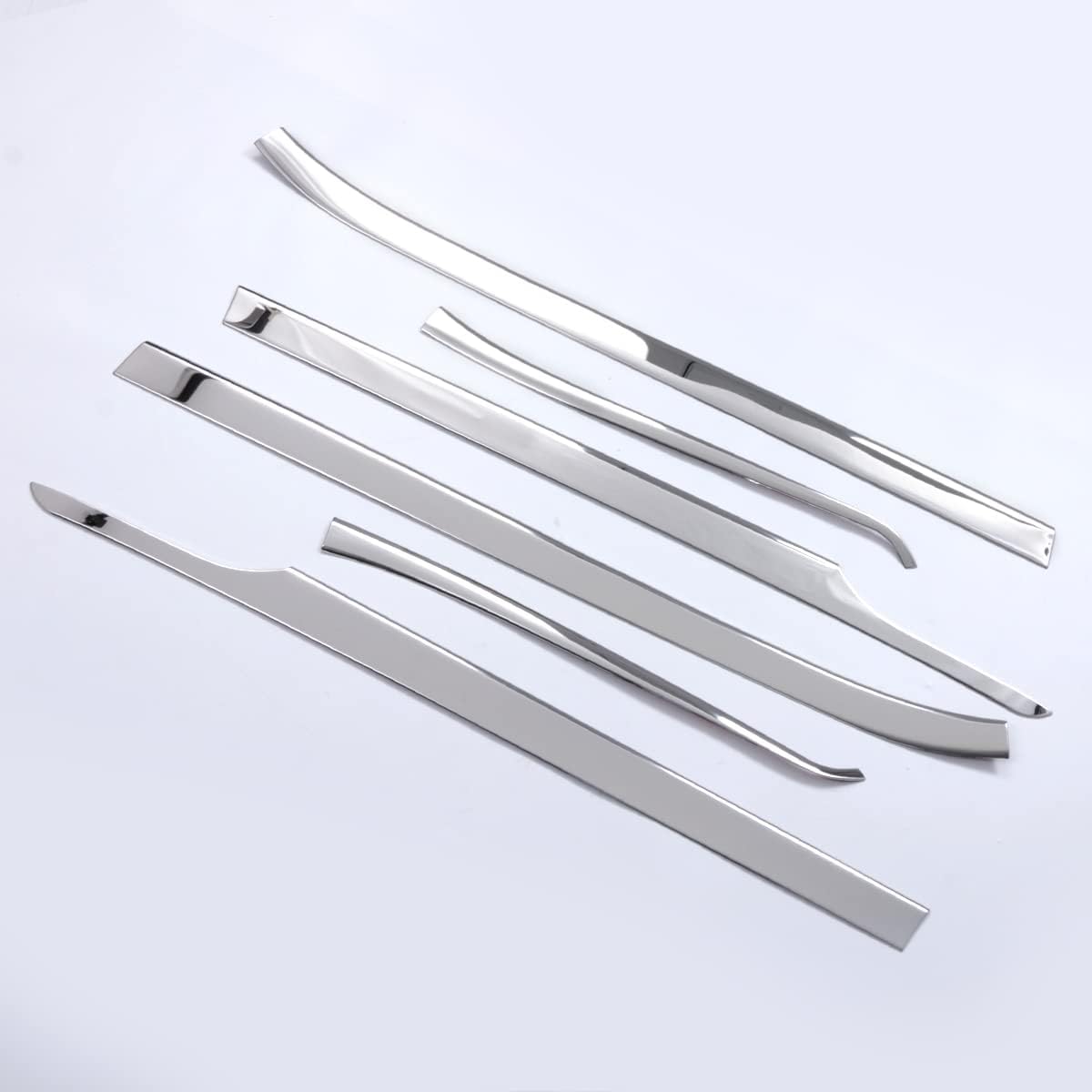 Toyota Alphard/Vellfire 30 Series Early and Late Stage Exclusive Design Window Trim, Plating, Garnish, Material: SUS304 Stainless Steel, Mirror Finish, Weatherstrip Mall, Accessories,