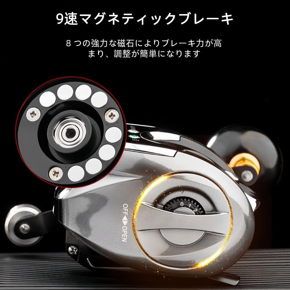 Electric Fishing Reel, Digital Display, Waterproof, Extension Arm, Suitable for Sea Fishing Reel, Deep Sea Fishing, Lake, River, Reservoir etc