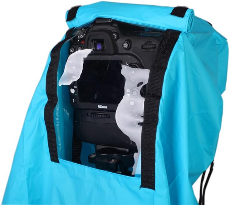 Camera Rain Cover, Camera Raincoat, Raincoat, Waterproof, Camera Cover, Rain Cover, SLR Cameras and Super Telephoto Lens, Rainproof, Windproof, Dustproof, Outdoor Digital Camera, Tripod Accessories,