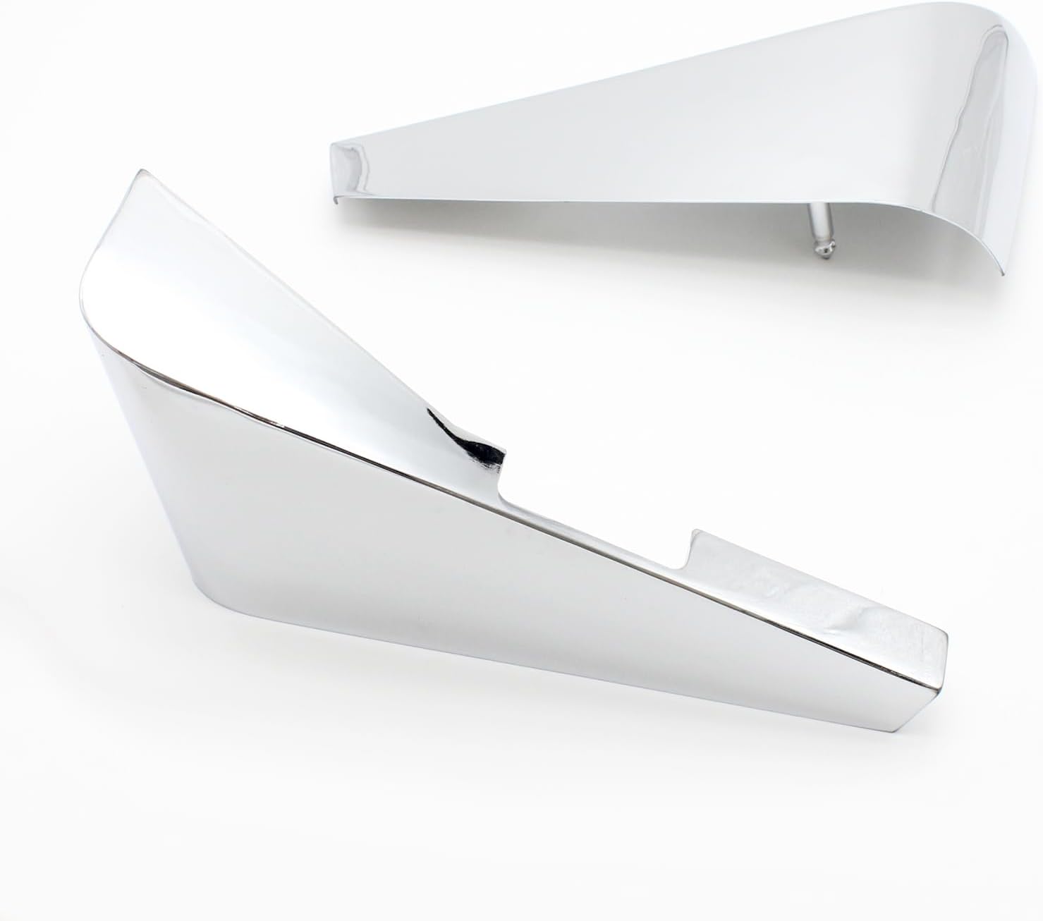 メッキサイドカバー スティード400/600 NC26 ハーレー風 バイク用 オートバイ バイクパーツ ホンダ用 純正タイプ社外品