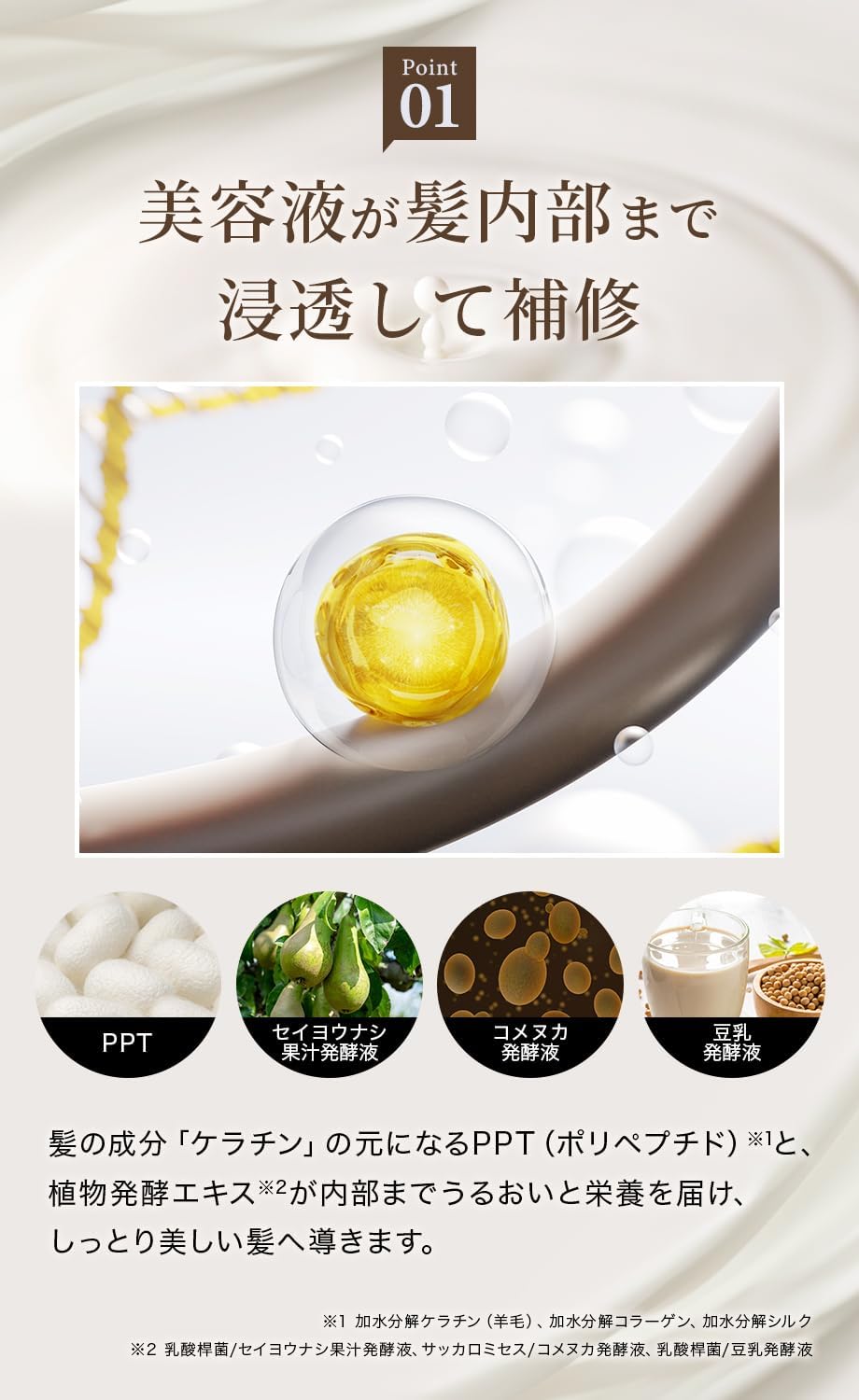 Hair Milk, Non-Rinsing Treatment, 2.8 fl oz (80 ml), Outbus, Women's, Men's, Plant Aroma Scent, Non-Sticky (Moist Smooth)