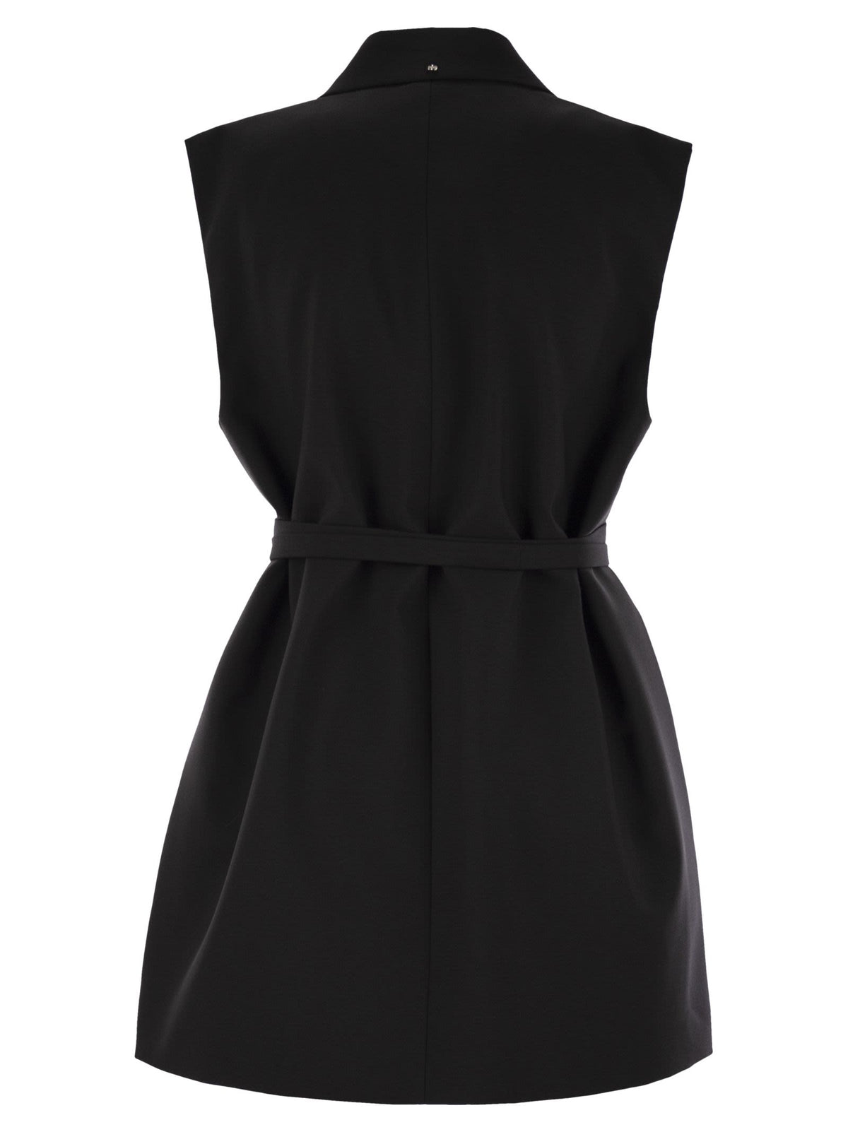 Sportmax Sportmax Ciurmaのノースリーブロングブレザー - Image 3