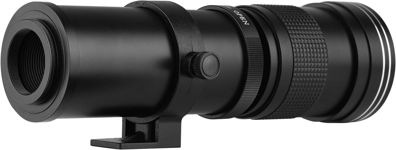 Camera MF Super Telephoto Lens F/8.3-16 420-800mm T2 Mount with M Mount Adapter Ring 1/4 Thread Replacement for M M2 M3 M5 M6 Mark II M10 M50 M100 M200 Cameras
