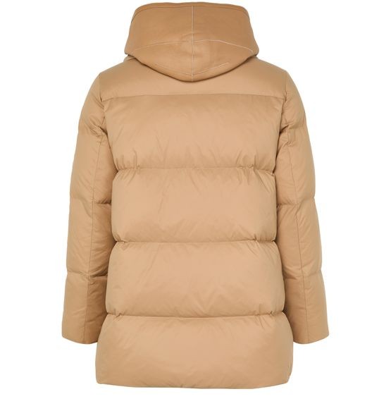 YVES SALOMON Puffer jacket with a sheepskin hood - Image 3