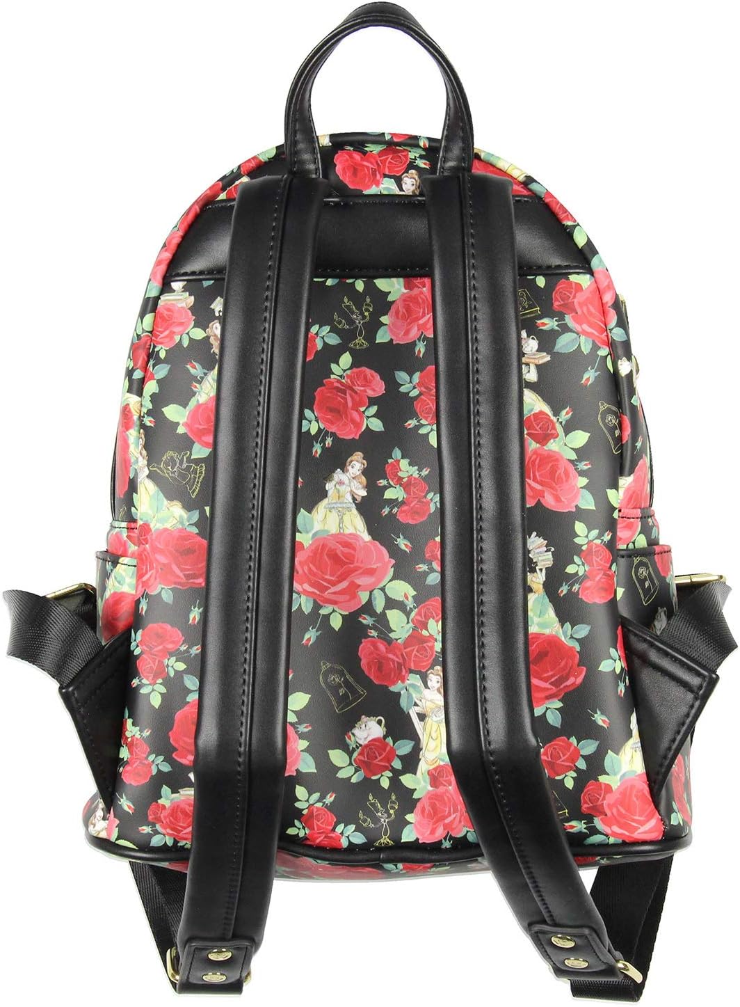 Loungefly Disney La Bella y la Bestia Belle Roses Mini Mochila