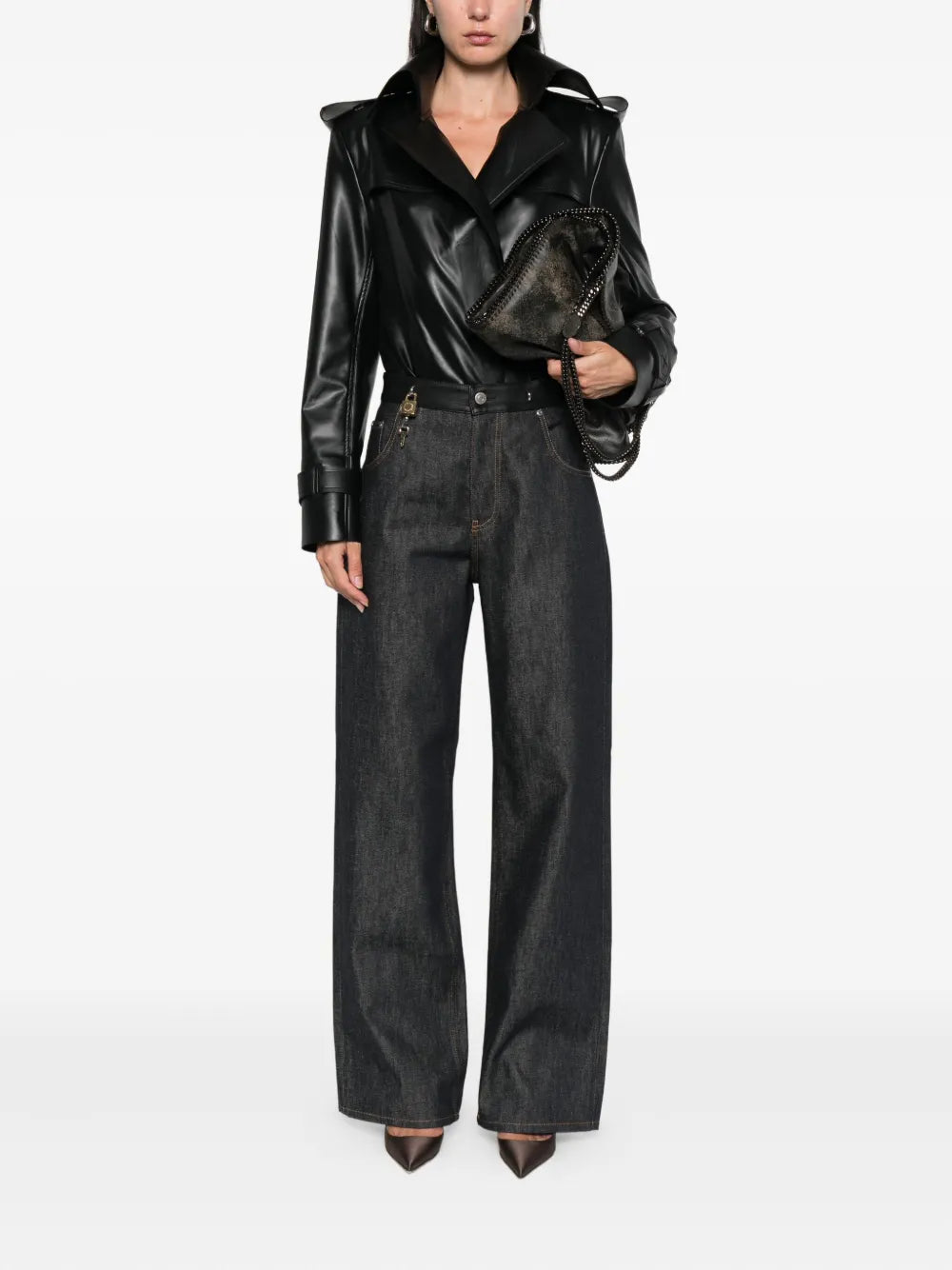 Stella 革で仕上げられた重要な詳細を備えたステラマッカートニージーンズ - Image 3