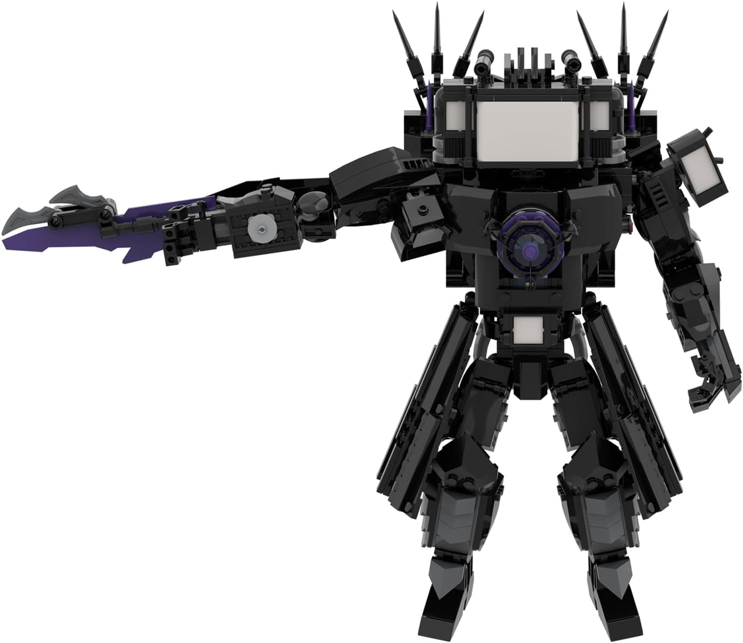 Skibiti Toilet 2024 New Building Blocks Giant Edition Upgraded Titan Television Man Toy Skibidi Toilet Toy Hobby Blocks Collection Net Anime Collectible Boys Girls Kids 6 Years 7 8 Years Old