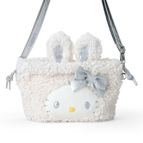 Sanrio 2-Way Drawstring Shoulder Bag (Fluffy Snow Rabbit)