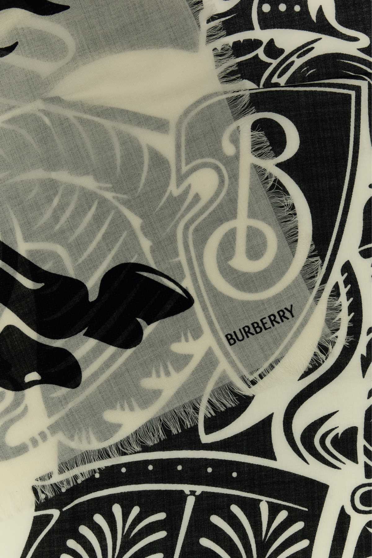 Burberry バーバリー刺繍ウールスカーフ - Image 3