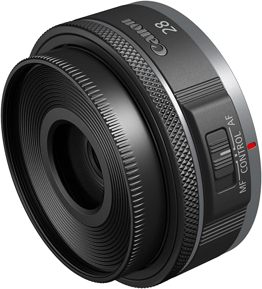Canon RF28mm F2.8 STM Lens RF Mount Wide Angle for Full Frame Cameras - Black