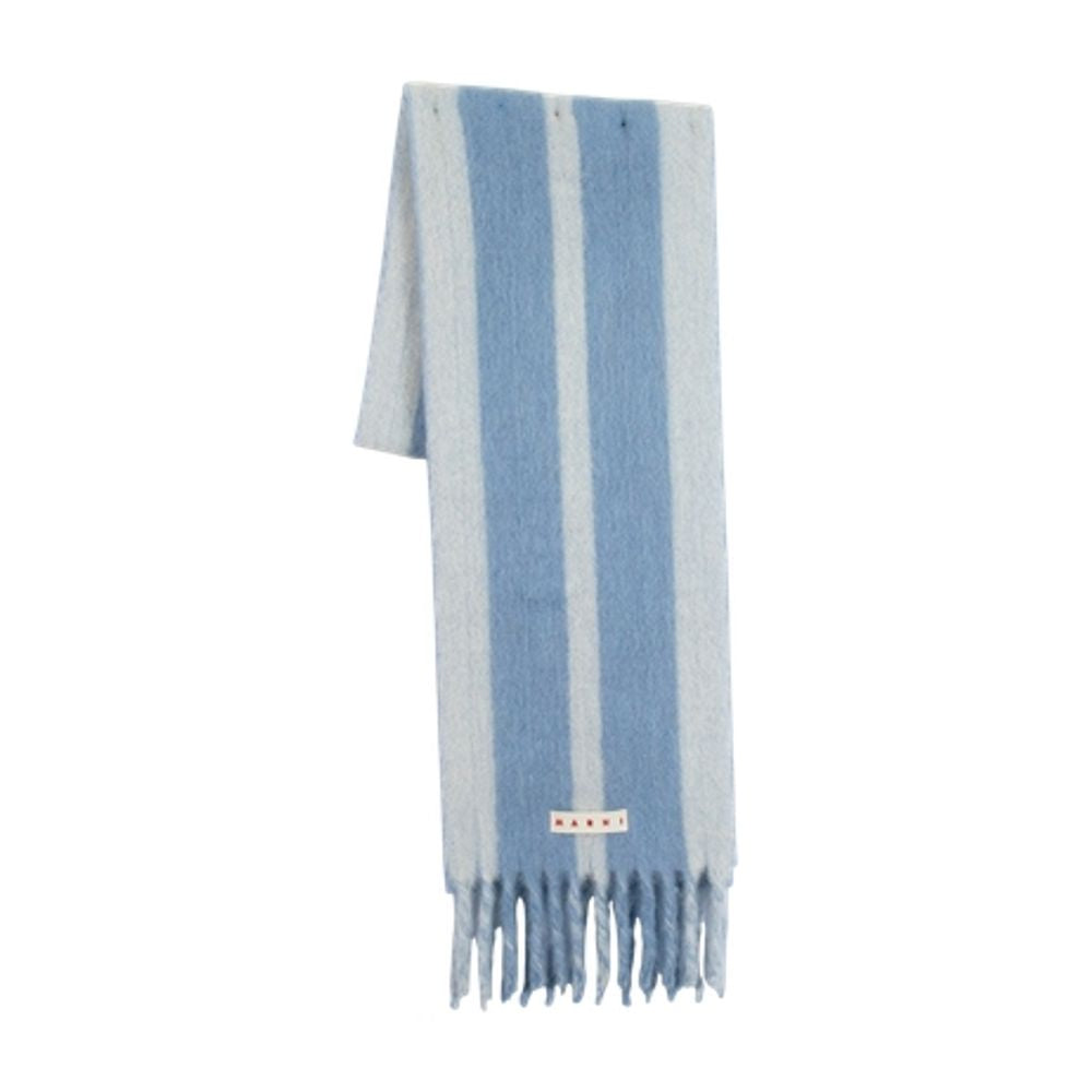 Marni スカーフマルニウールブルー - Image 3