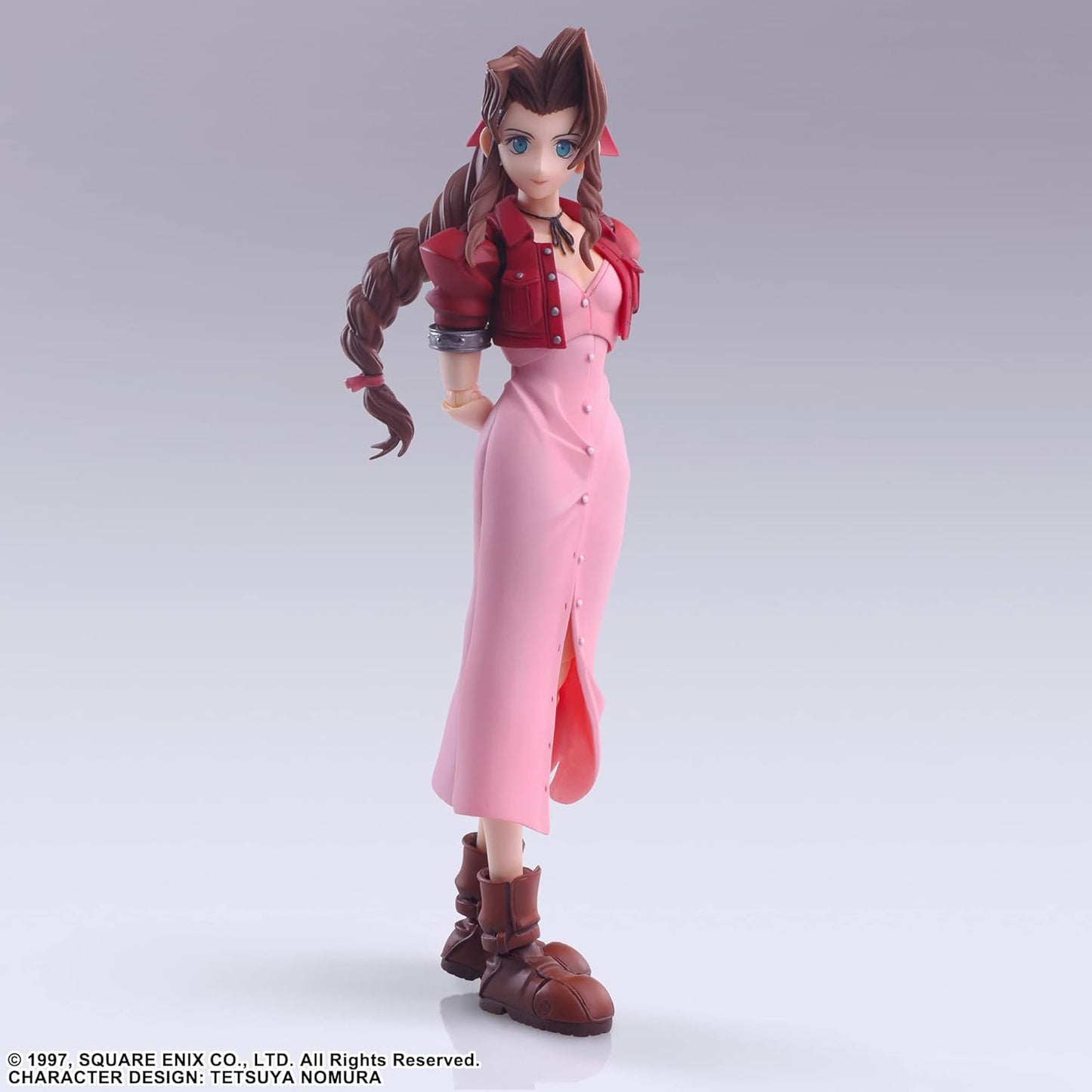 Final Fantasy VII Bling Arts Aeris Gainesborg PVC Pre-painted Action Figure