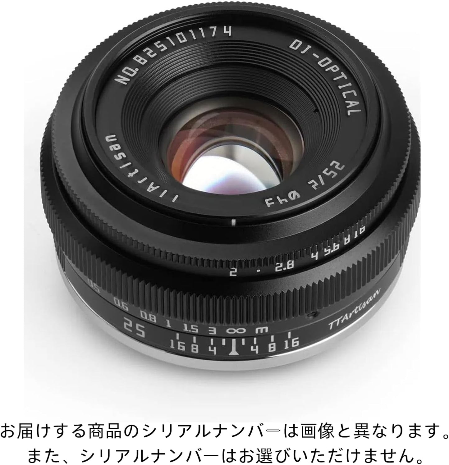 TTArtisan 25mm f/2 C Fujifilm X X Mount APS-C Lens Black Brand Optics (2 Year Warranty)