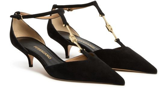 FERRAGAMO F buckle T-strap pumps - Image 3