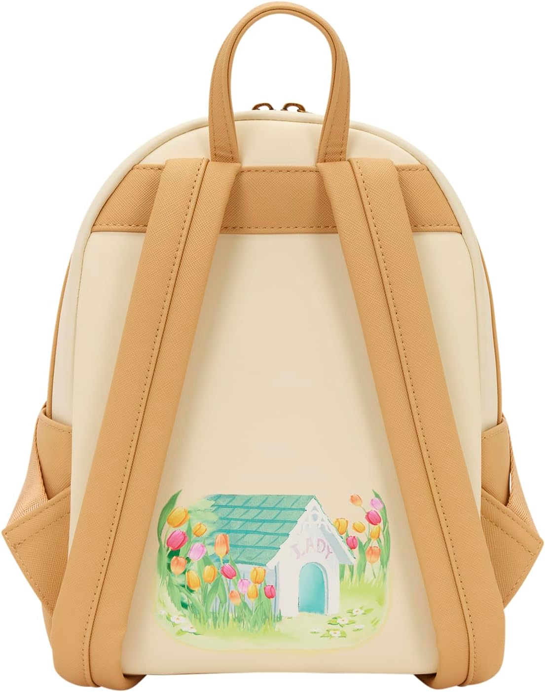 Loungefly Mini mochila Lady and The Tramp de tulipán pastel