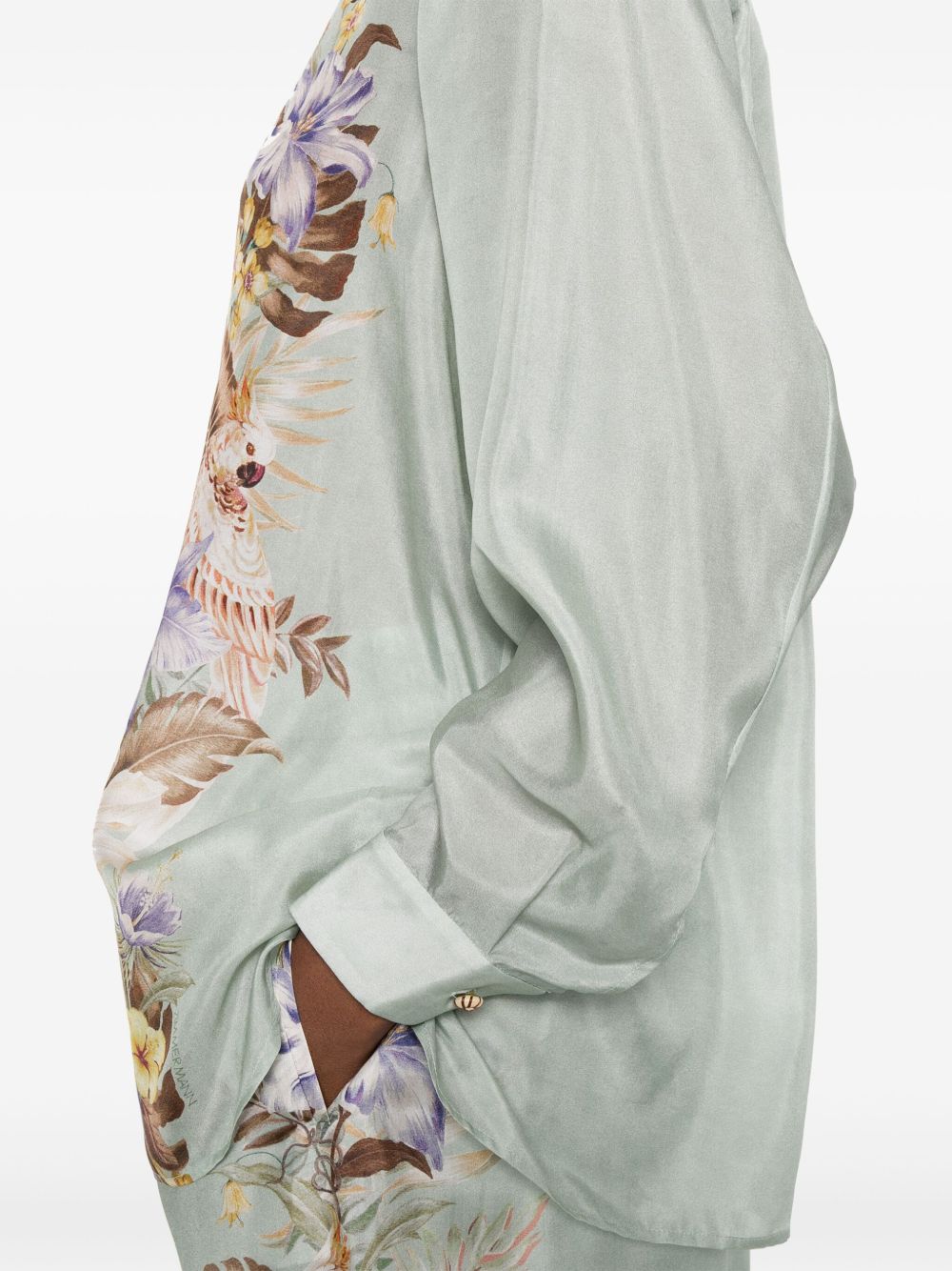 Zimmermann ZIMMERMANN COCOプリントシルクシャツ - Image 3