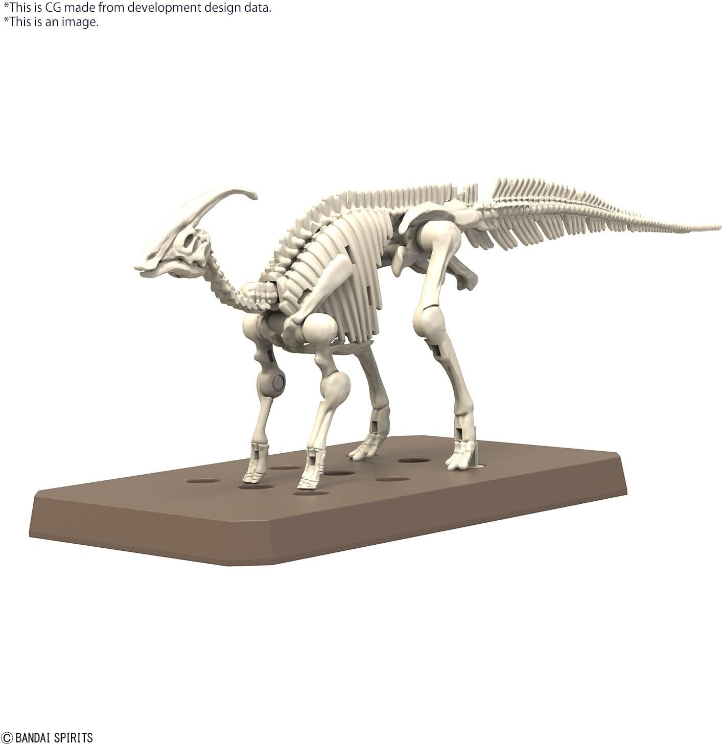 Planosaurus Parasaurolophus Color-Coded Plastic Model
