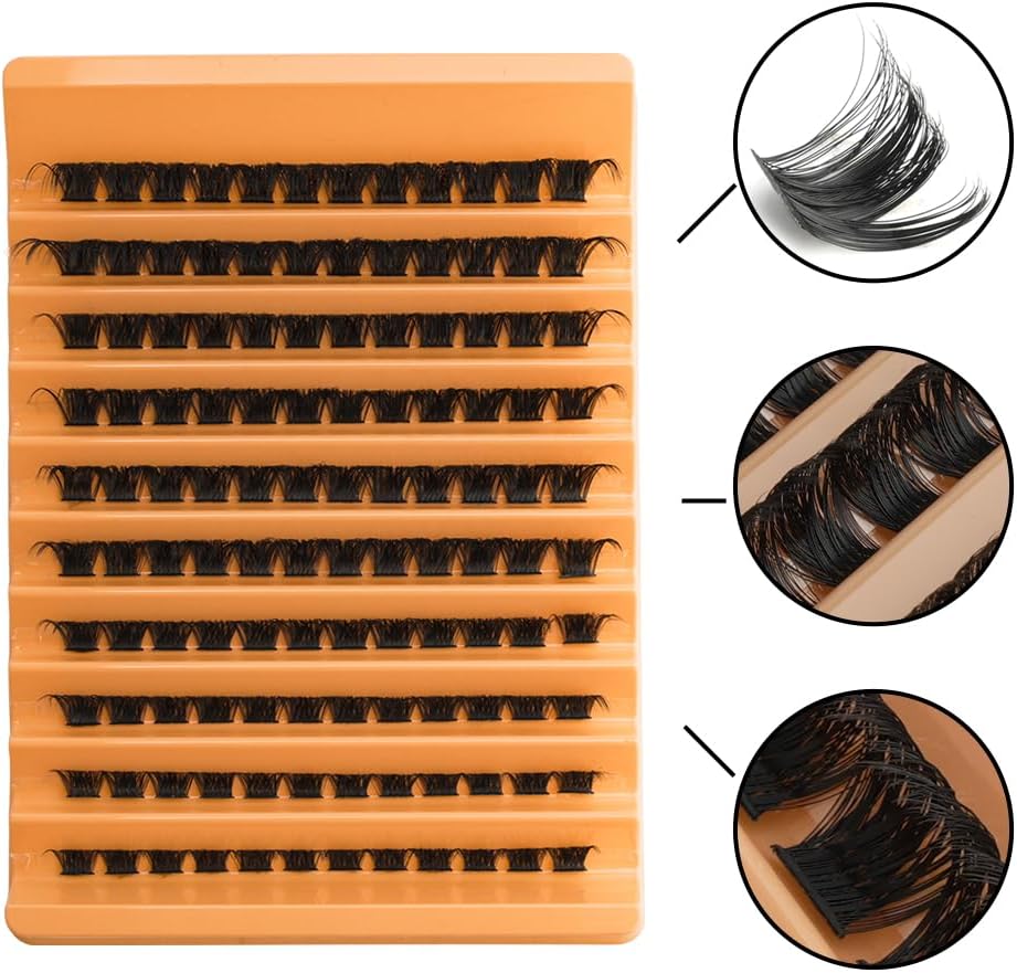120MIX-Y26 Partial False Eyelashes, Bulk Feel, Natural, Large Capacity, Handmade, For Stage Use, Everyday Makeup