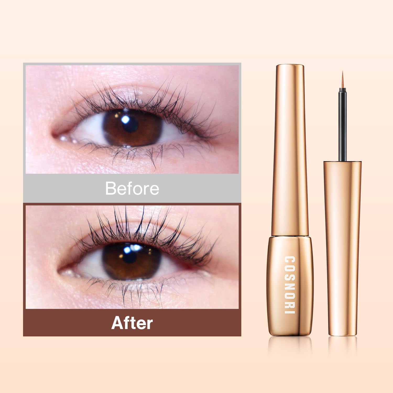 COSNORI Eyelash Serum 100EX 0.2 oz (7 g) [Official] Eyelash Serum Eyelash Serum Mascara Matsueku Matsupa OK Eyelash Perm Eyelash Care Eyebrow Care Eyelid Care Hypoallergenic Non-irritating Sensitive