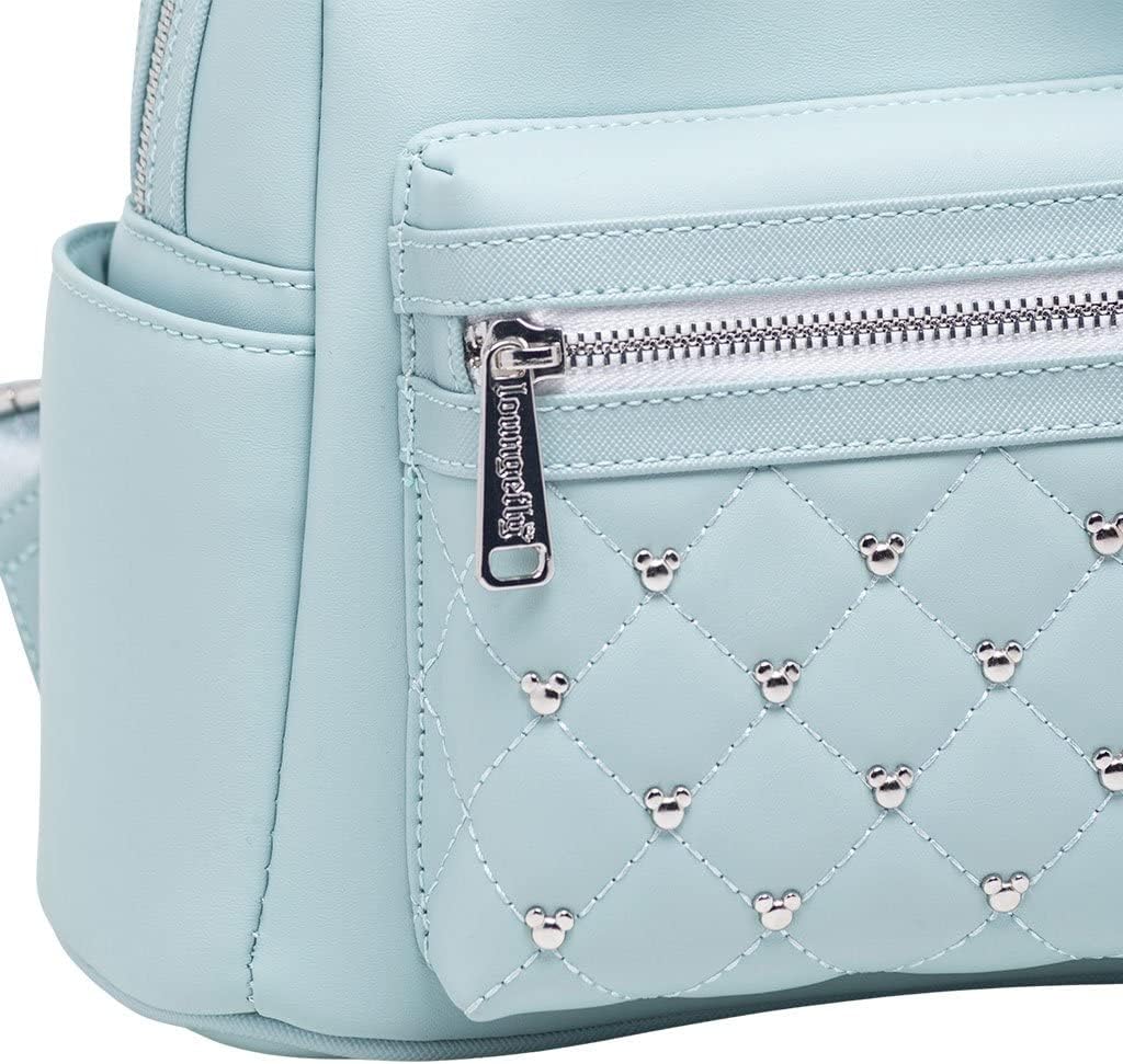Loungefly Disney The Minnie Mouse Classic Series Mini Backpack - Elegance, Mint, One Size, WDBK2823
