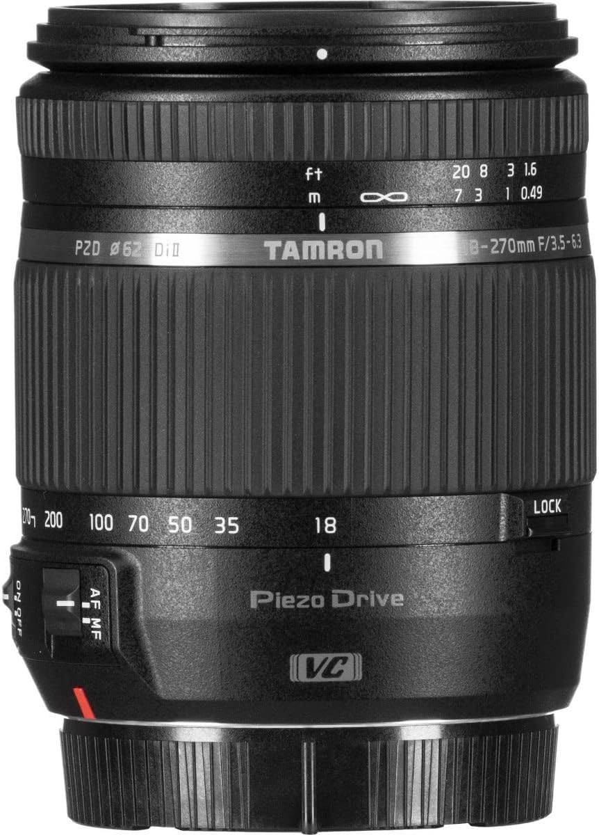 TAMRON B008TSE High Magnification Zoom Lens 18-270mm F3.5-6.3 DiII VC PZD TS for Canon APS-C Only