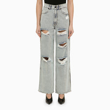 Balenciaga バレンシアガワイドレッグベイビーピンクジーンズ - Image 3