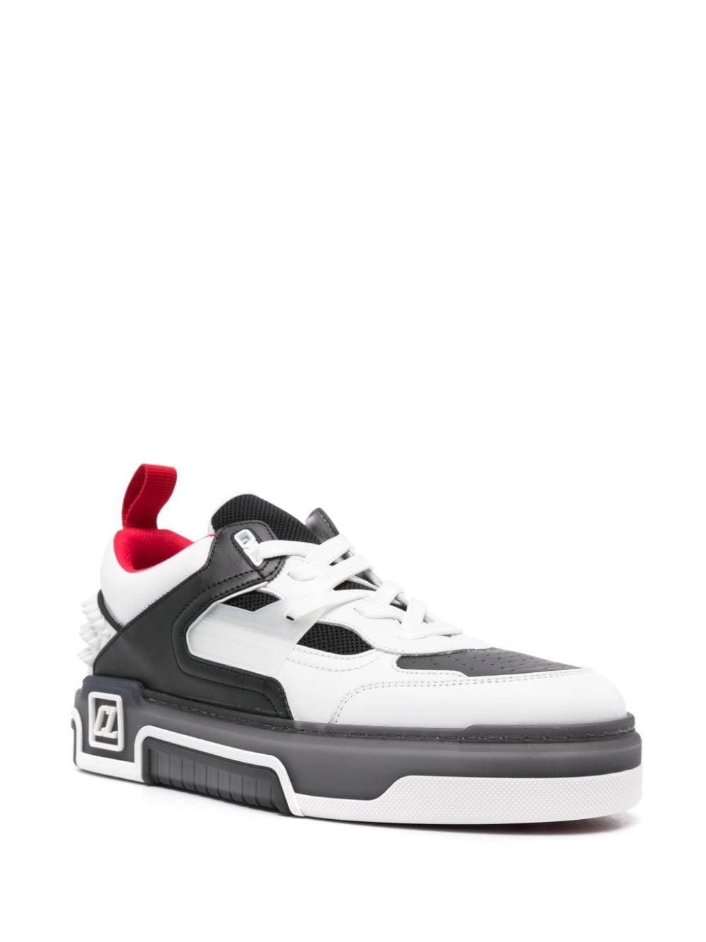 Christian クリスチャンルブタンアストロウビレザースニーカー - Image 3