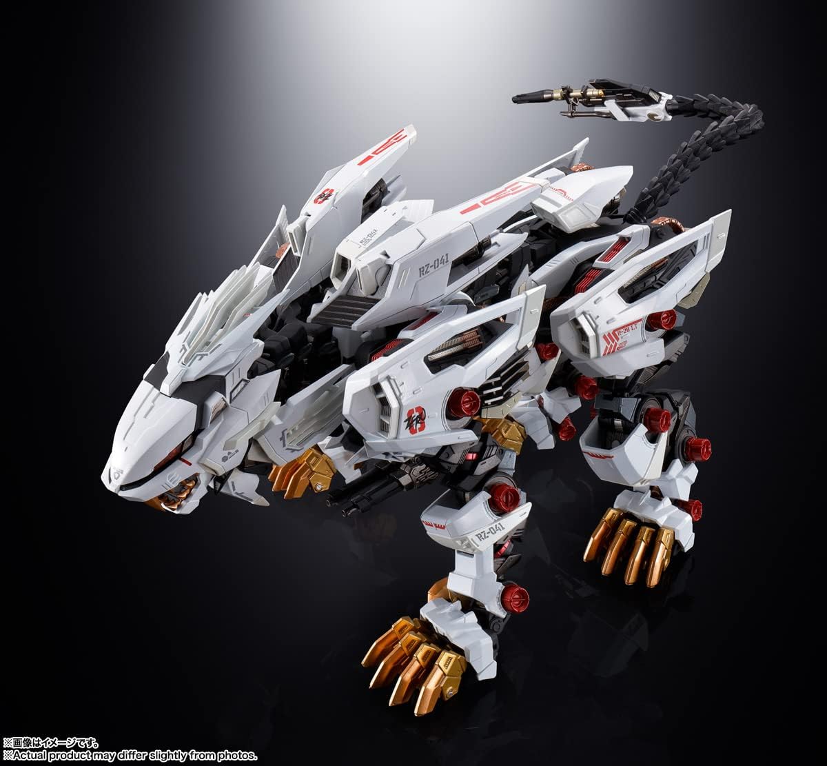 Chogokin ZOIDS New Century / ZERO RZ-041 Liger Zero, Approx. 8.7 inches (220 mm), ABS & PVC & Die Cast Pre-painted Action Figure
