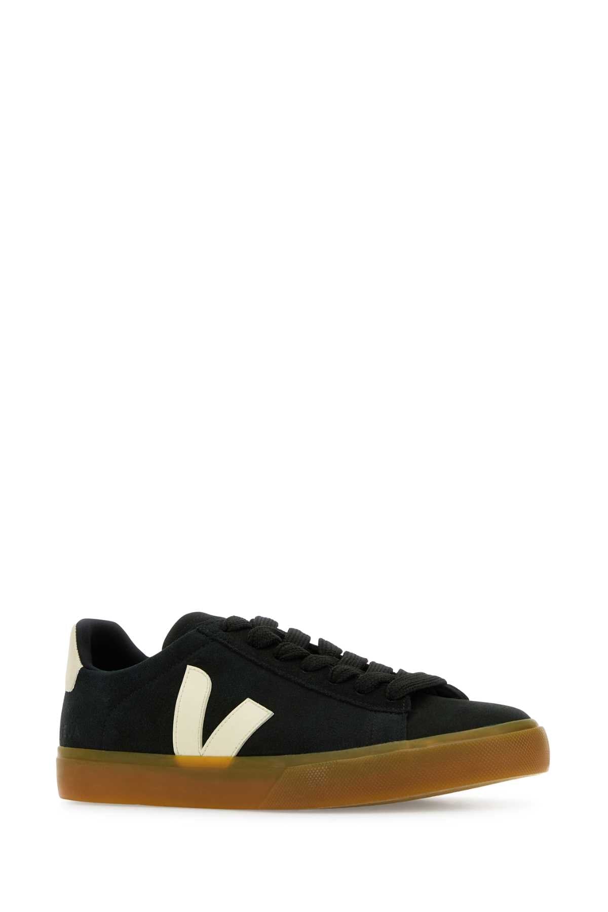 Veja Veja Black Suede Campo Sneakers - Image 3