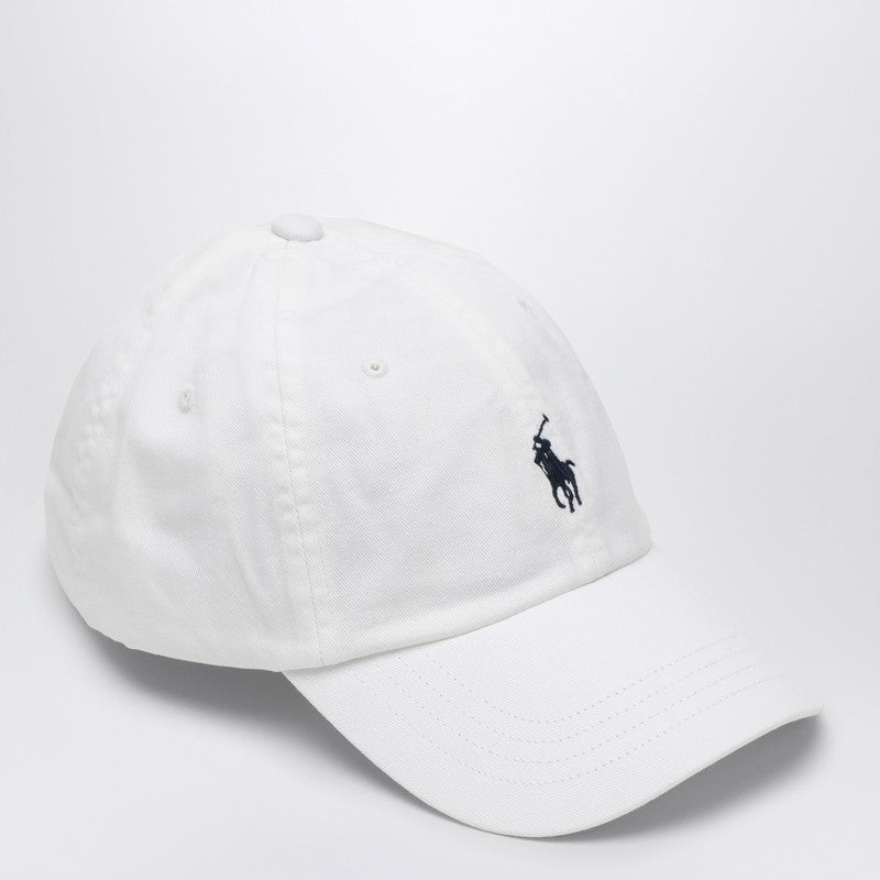 Polo ポロ ラルフローレン ロゴ入りホワイト ベースボール キャップ - Image 3