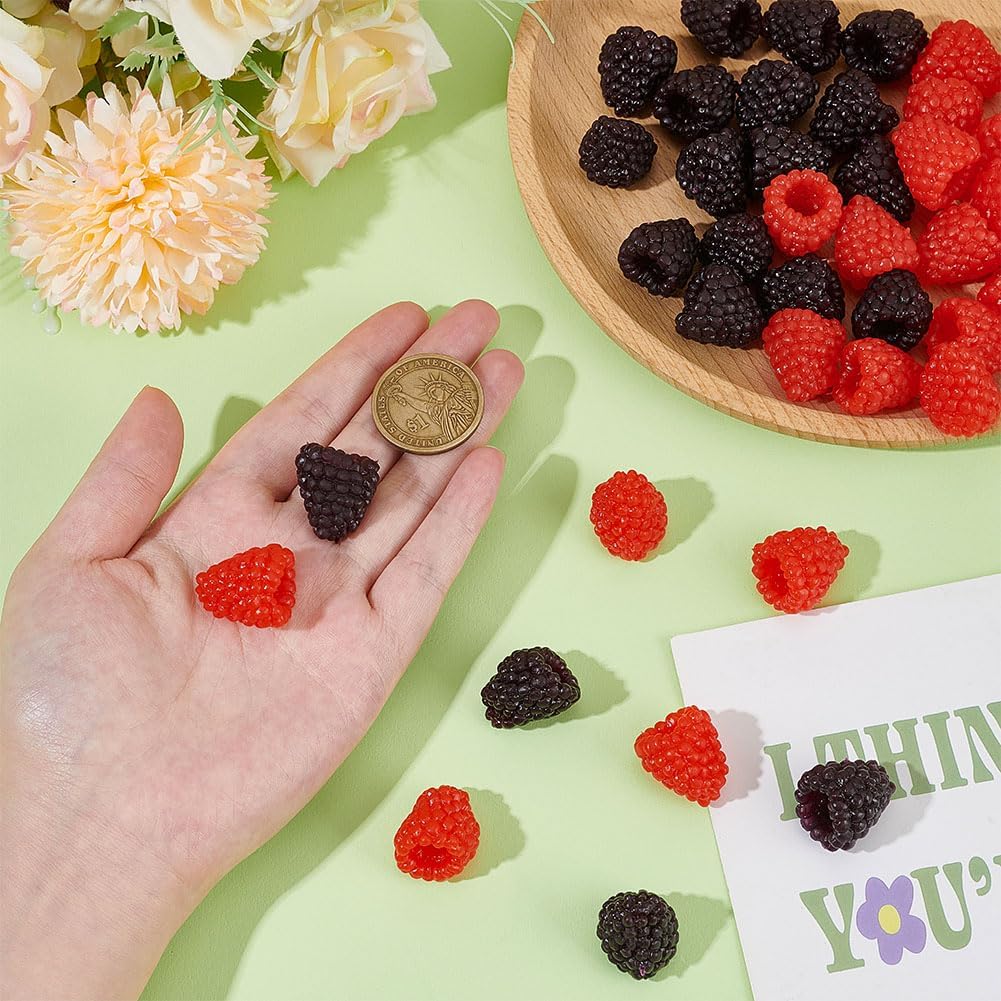 32pcs Food Sample Artificial Raspberry Simulation Fruit Blackberry Model Fake Plant Sample Fruit Fruit Fruit Fruit Fruit Fruit Food Model Photo Props