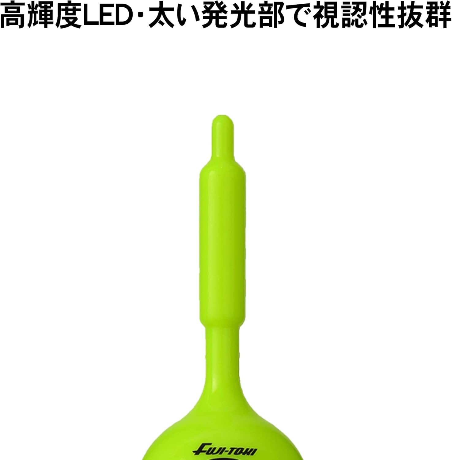 Fuji-Toki Electric Lamp FF-B6LG - FF-B15LG [Compatible Sinker: No. 6 - 15] Super Bright Green LED, Made in Japan