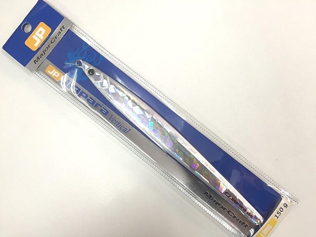 Major Craft Jigpara JP-180 Vertical Long Metal Jig Lure, #06 Blue Silver