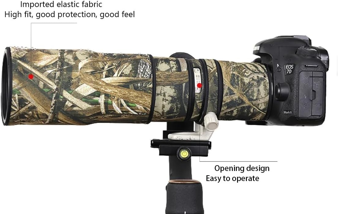 CHASING BIRDS Camouflage Waterproof Lens Coat for CANON EF 400mm F5.6 L USM Rainproof Lens Protective Cover (Big Tree)