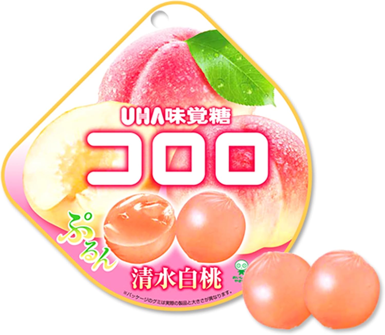 UHA Flavor Sugar, Coloro, Pure Water White Peach, 1.4 oz (40 g) x 6 Bags (2)
