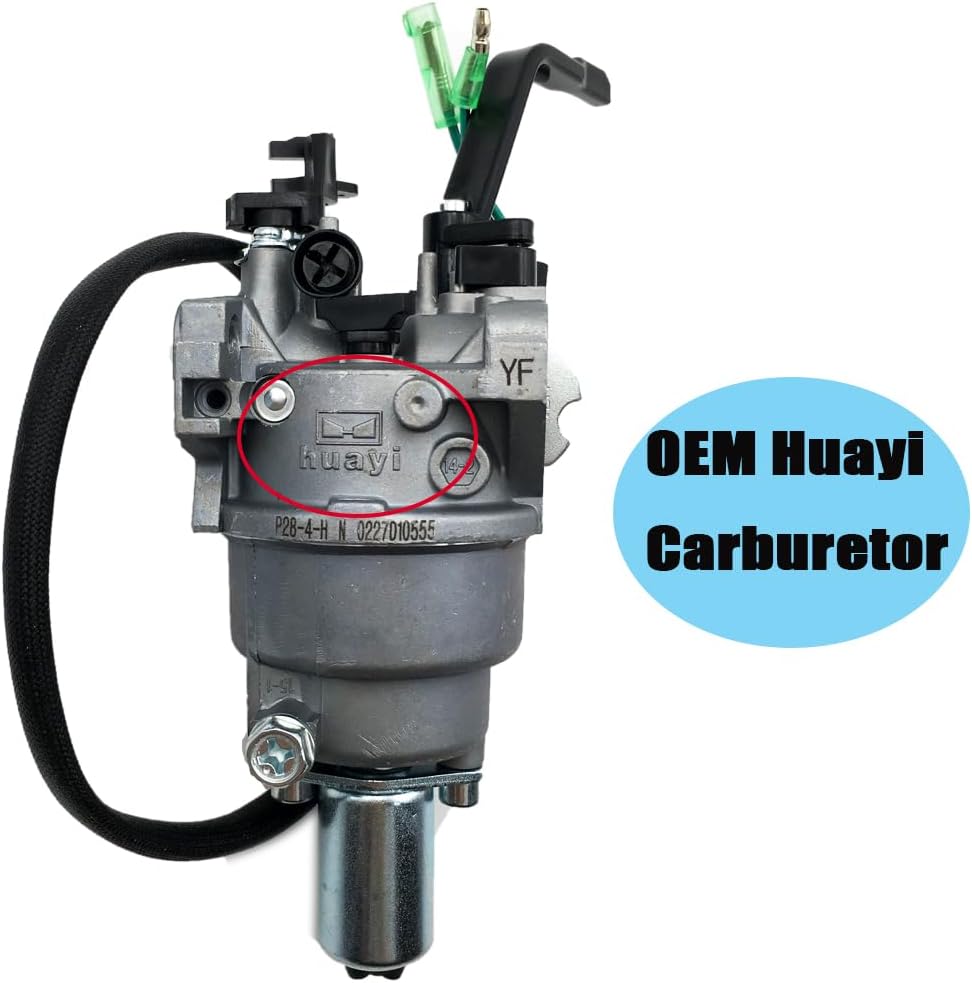 デュアル燃料ジェネレーター キャブレター Huayi P28-H-4 338cc 389cc 420cc 439cc 459cc 発電機用 Champion 100165 部品番号47.131000.25