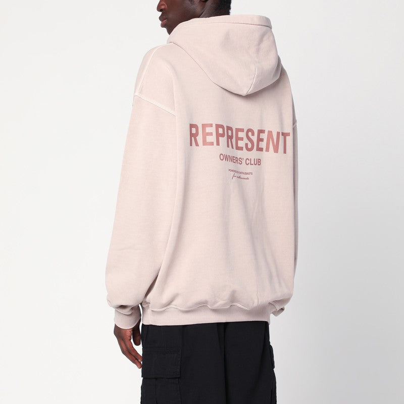 Represent ほこりっぽいモーブ特大のフード付きスウェットシャツを表します - Image 3