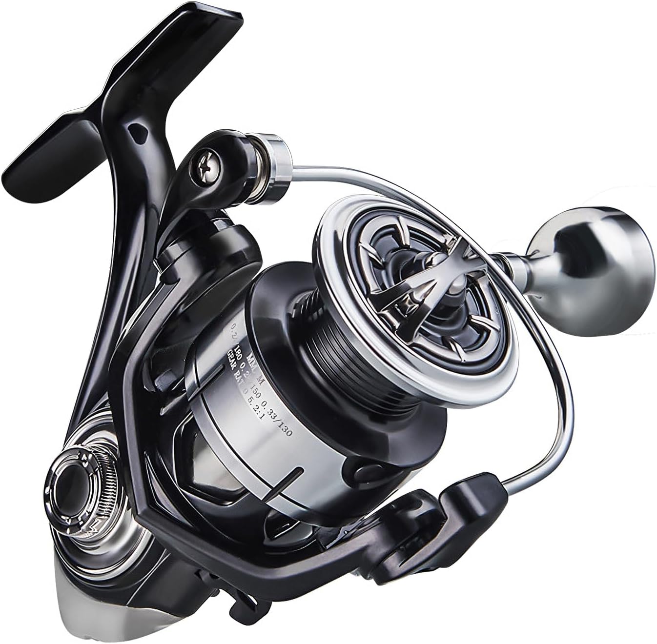 Spinning Reel, Saltwater Fishing, Freshwater Fishing, Far Toss Fishing, Deep Groove Aluminum Spool, 2000 to 7000 No