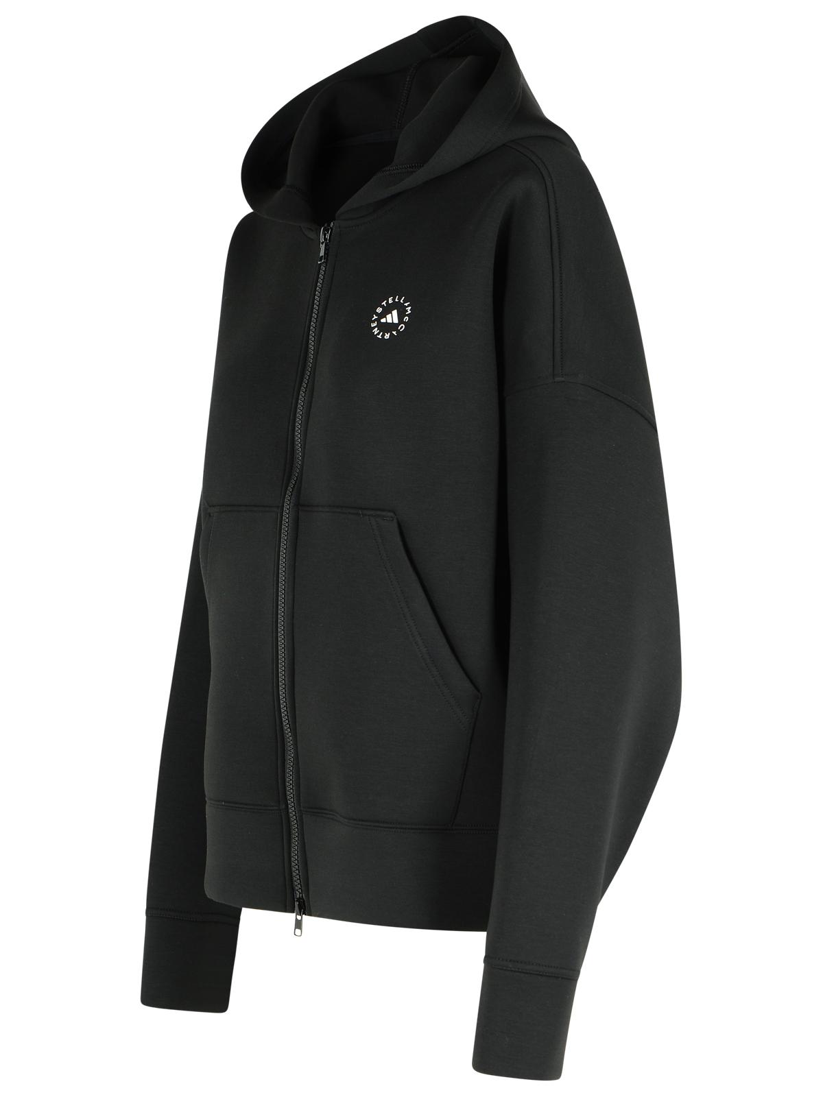 Stella Adidas By Stella McCartney 'Scuba' Black Polyester Blend Sweatshirt - Image 3