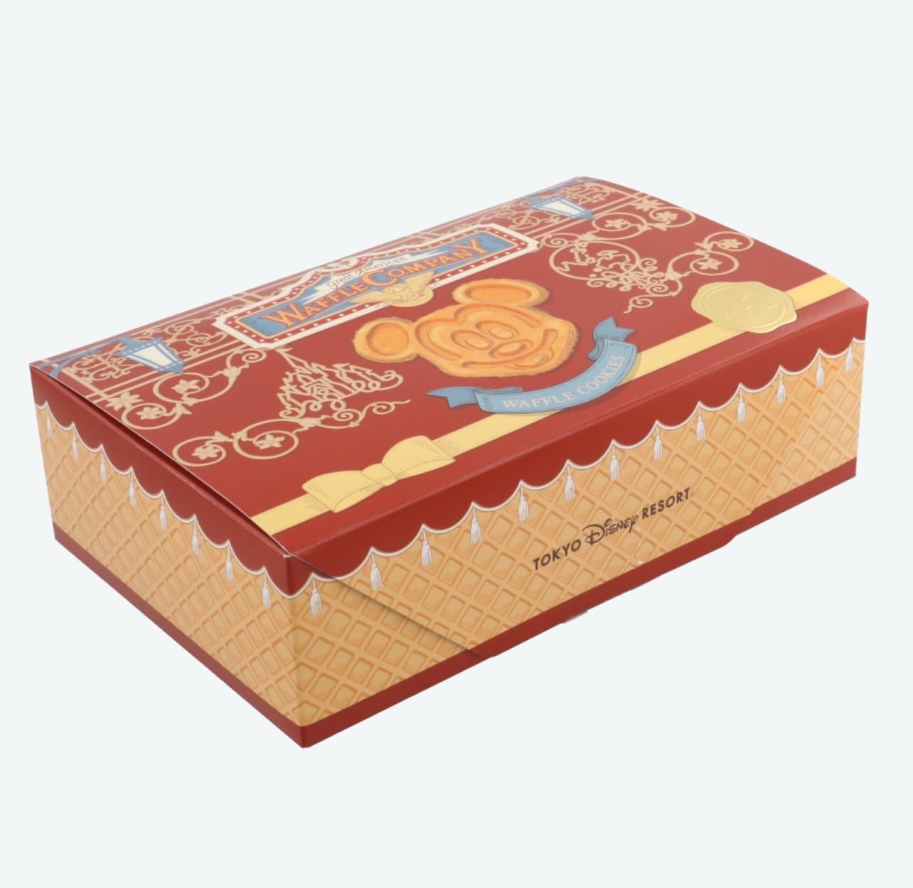 【Tokyo Disney Resort Exclusive】Mickey Mouse Waffle Cookie TDR Sweets Souvenir Disney Goods Present (1 piece, 1 piece)