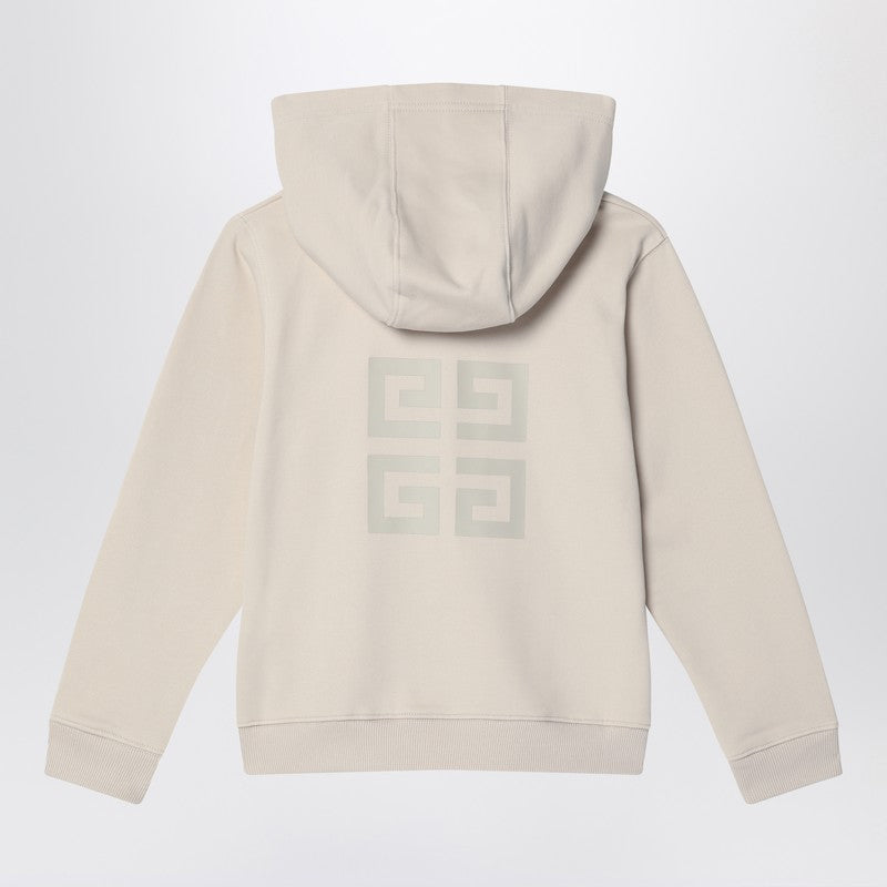 Givenchy Givenchy Cream Colored Zip Up Sweatshirt With Logo - Image 3