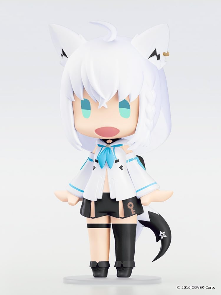 HELLO! GOOD SMILE HORO LIVE Fubuki Shirakami Non-Scale Plastic Pre-painted Action Figure